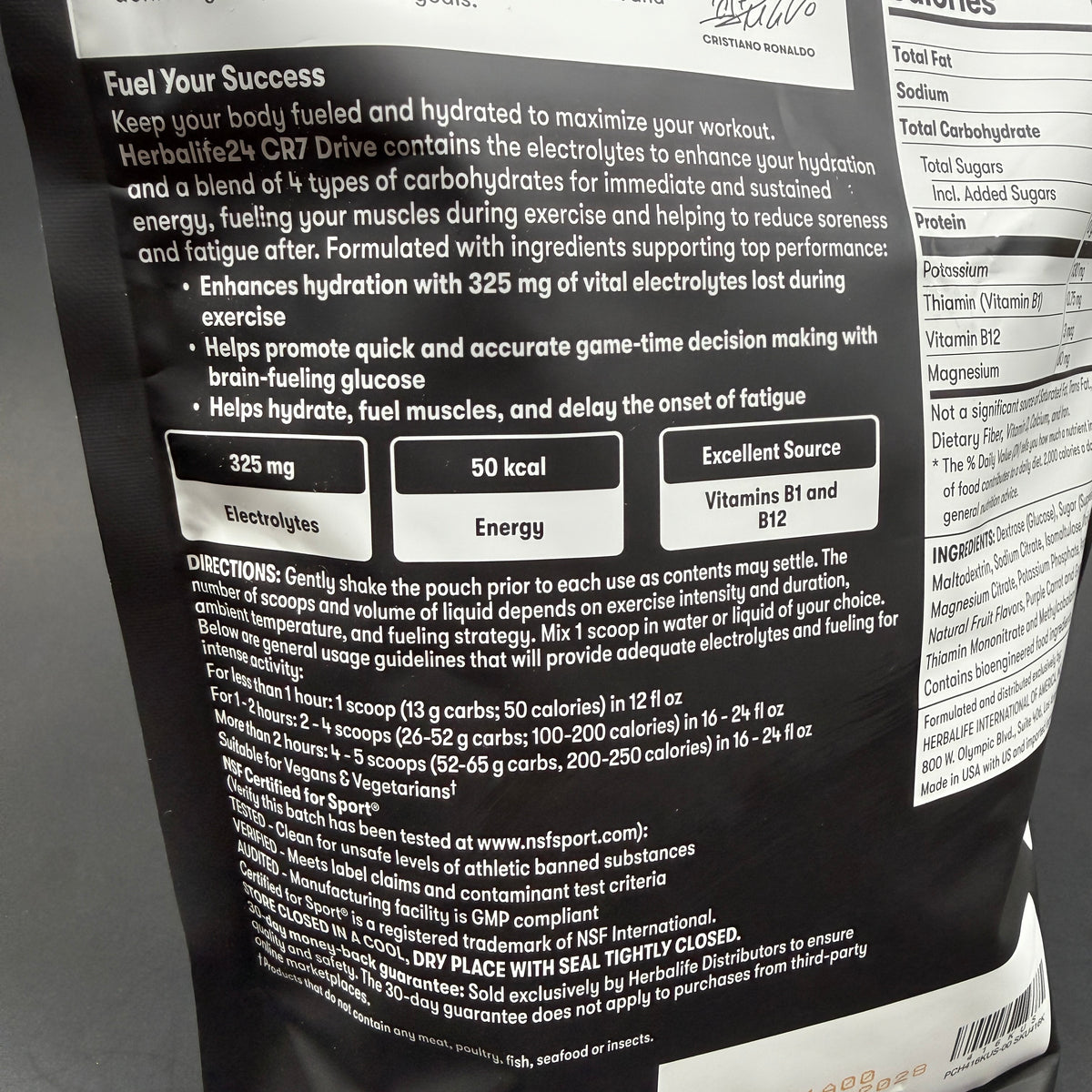 Herbalife24 CR7 Drive - Açaí Berry (Net WT : 29oz / 810g)