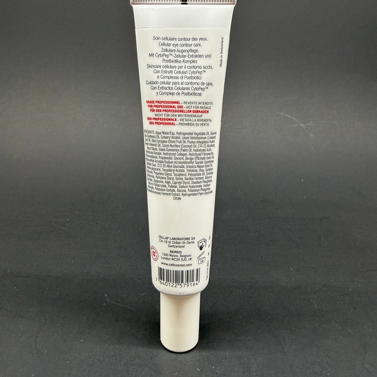 Cellcosmet Cellular Eye Contour Cream 40 ml / 1.41 oz. PRO SIZE *NEW with **NO BOX** EXP 09 /2028