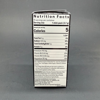 Herbalife 24 Hydrate Electrolyte Drink Mix - Watermelon - 15 stick packs / EXP: Apr / 2028