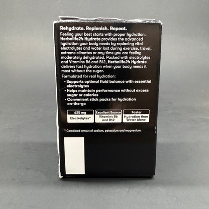 Herbalife 24 Hydrate Electrolyte Drink Mix - Watermelon - 15 stick packs / EXP: Apr / 2028