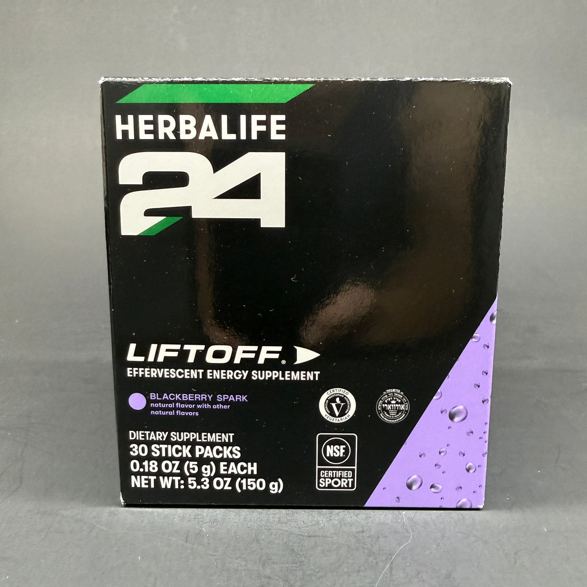 Herbalife24 Liftoff  – Pineapple Push, Blackberry Spark packets (30 packets per box)