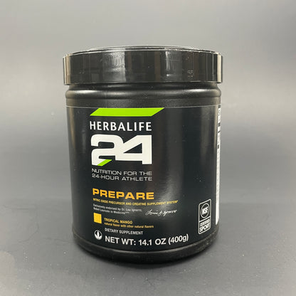 Herbalife24 Prepare -  Tropical Mango , watermelon (NET WT : 14.1oz / 400g)