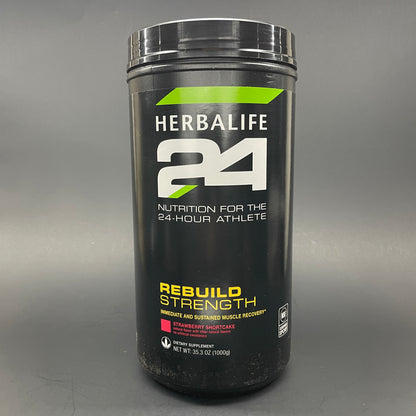 Herbalife24 Rebuild Strength - Vanilla Ice Cream, Chocolate, Strawberry Shortcake (NET WT : 35.3oz / 1000g)