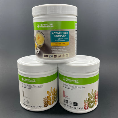 Herbalife Active Fiber Complex - Apple, Unflavored, Tropical Twist
