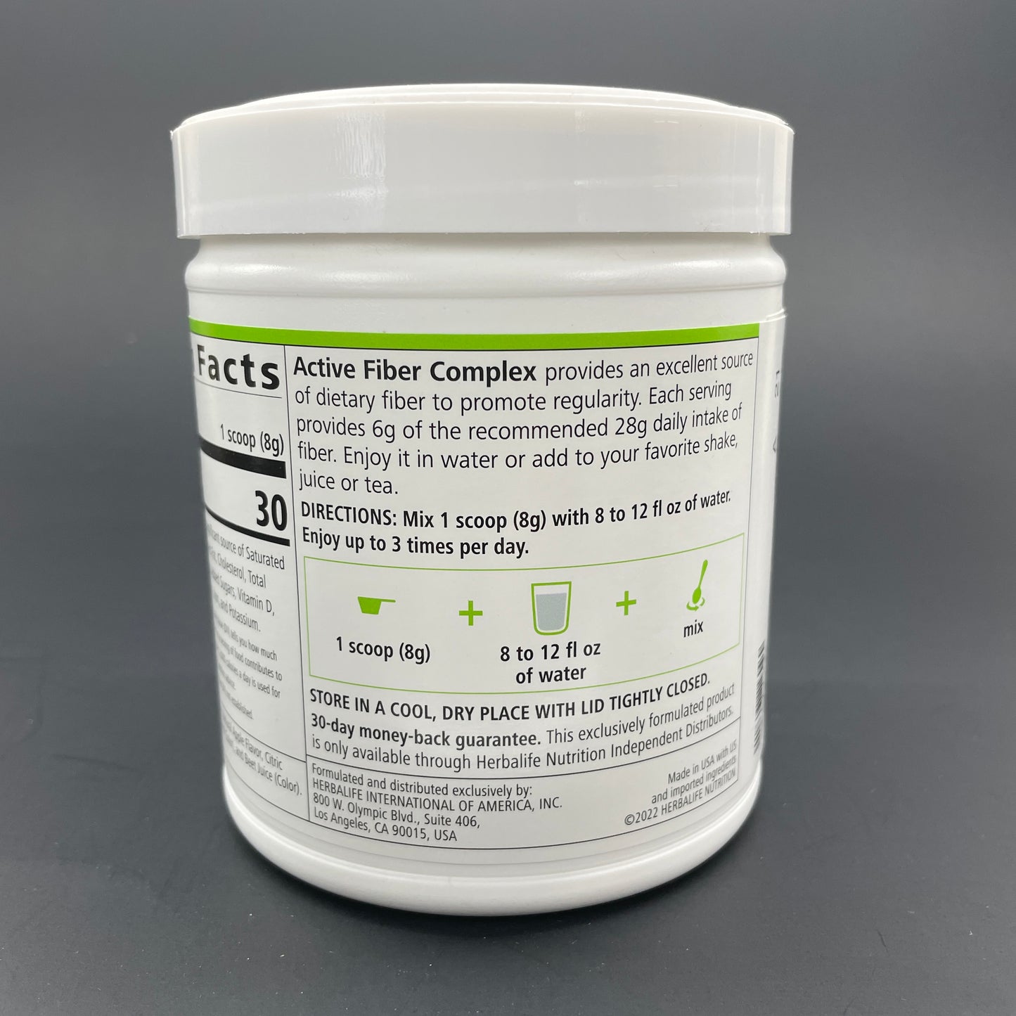 Herbalife Active Fiber Complex - Apple, Unflavored, Tropical Twist