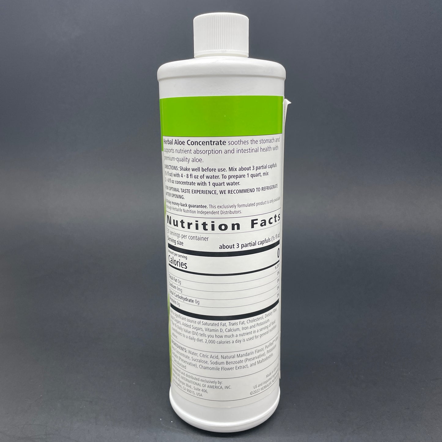 Herbalife Herbal Aloe Concentrate - Original / Mango / Cranberry / Mandarin / Grape 16 fl.oz (473ml)