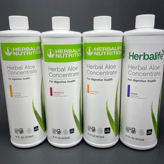 Herbalife Herbal Aloe Concentrate - Original / Mango / Cranberry / Mandarin / Grape 16 fl.oz (473ml)
