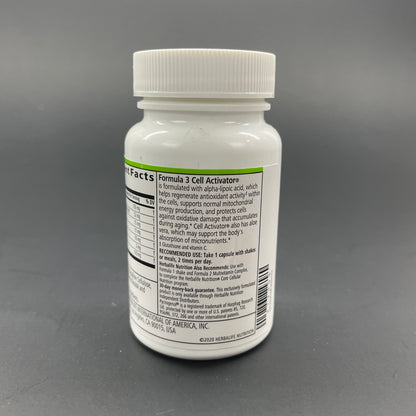 Herbalife Formula 3 Cell Activator - 60 Capsules