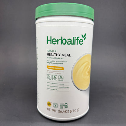 Herbalife Formula 1 Healthy Meal Nutritional Shake Mix - BANANA CARAMEL 750g / EXP :Apr/2028