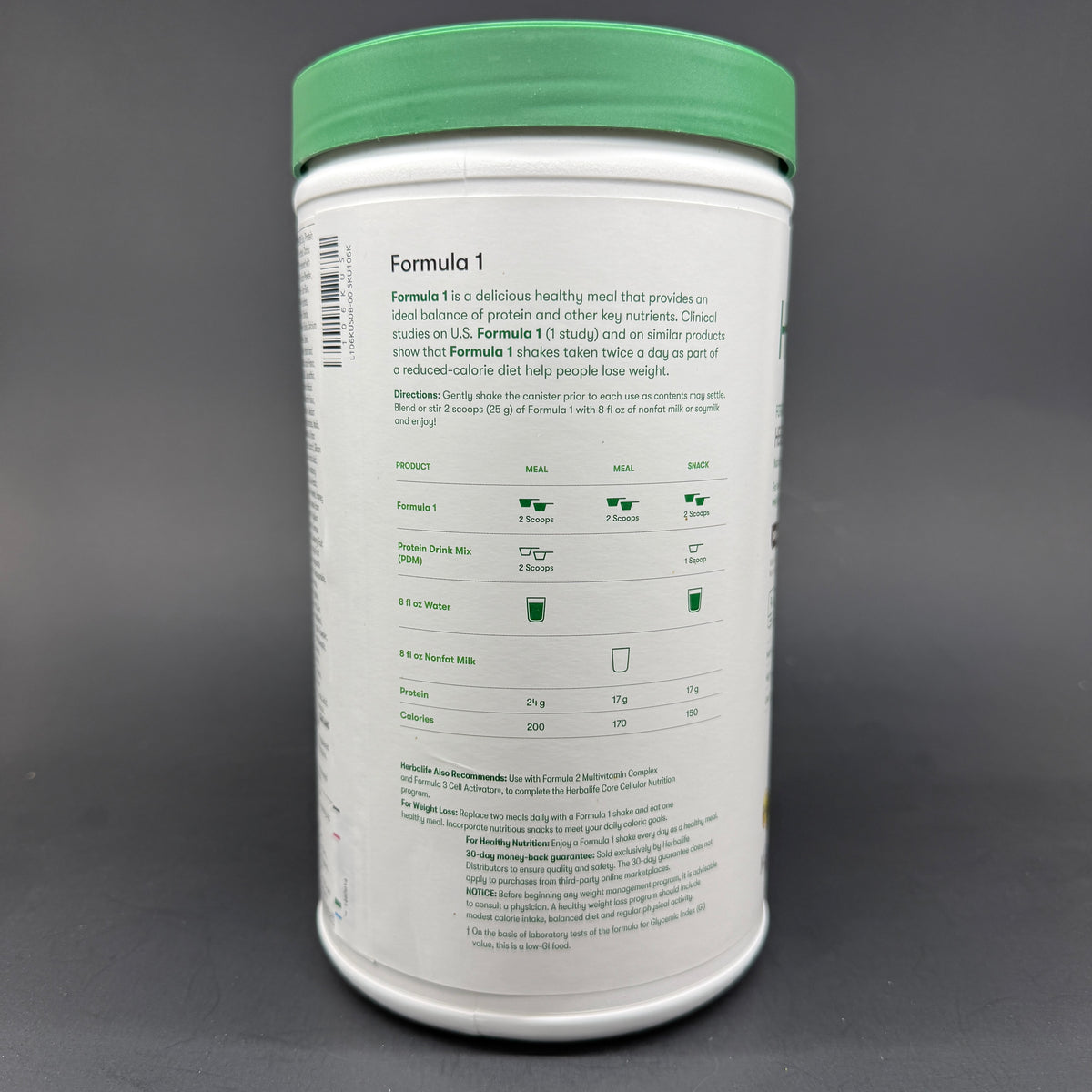 Herbalife F1 "Dark Chocolate Coconut" Formula 1 Healthy Meal Nutritional Shake Mix - Dark Chocolate Coconut 750g / EXP : Mar / 2028