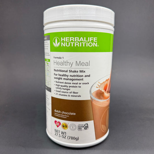Herbalife F1 "Dutch Chocolate" Formula 1 Healthy Meal Nutritional Shake Mix - Dutch Chocolate 780g / EXP : Oct / 2027