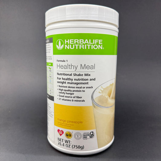Herbalife F1 "Mango Pineapple" Formula 1 Healthy Meal Nutritional Shake Mix - Mango Pineapple 750g / EXP : Jan / 2027