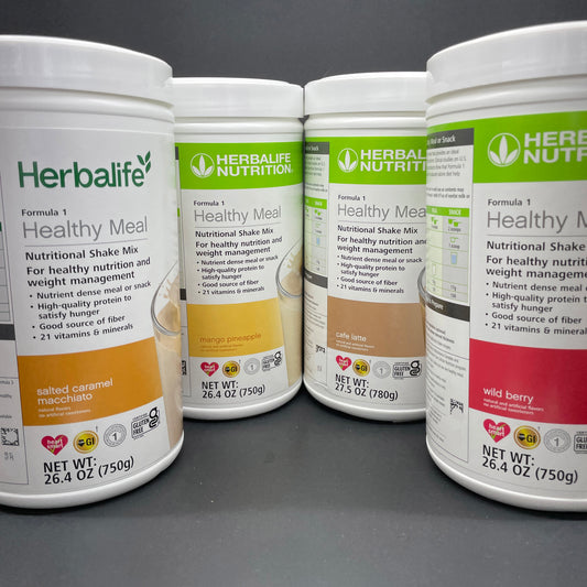 Herbalife Formula 1 Healthy Meal : Salted Caramel Macchiato/ Mango Pineapple/ Cafe Latte/  Wild berry
