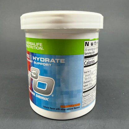 Herbalife H3O Fitness Drink - Orangeade (NET WT 10.6 oz / 300g )