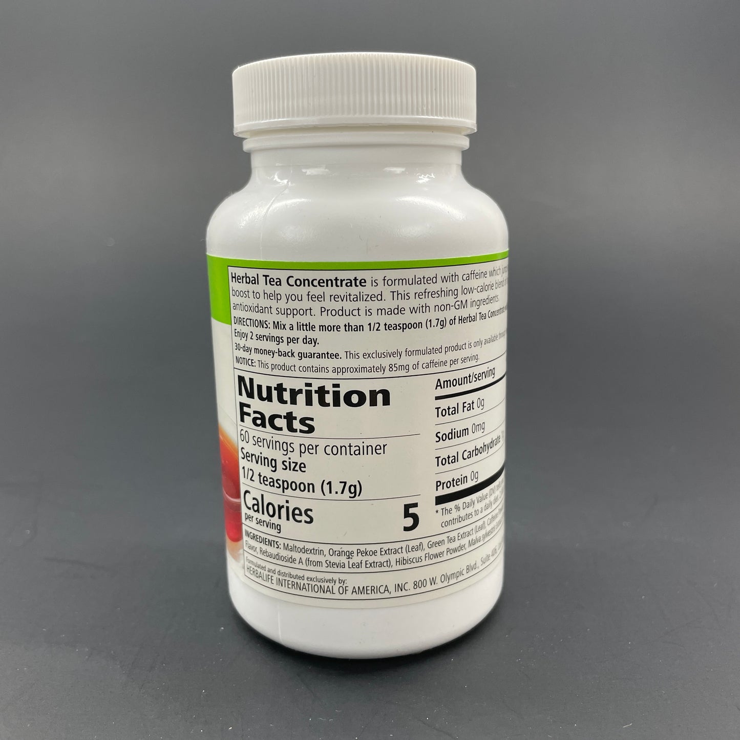Herbalife Herbal Tea Concentrate - Cinnamon,Chai, Sweet Ginger, Lemon, Peach, Raspberry,Origianl  ( NET WT 3.6 OZ / 102g )