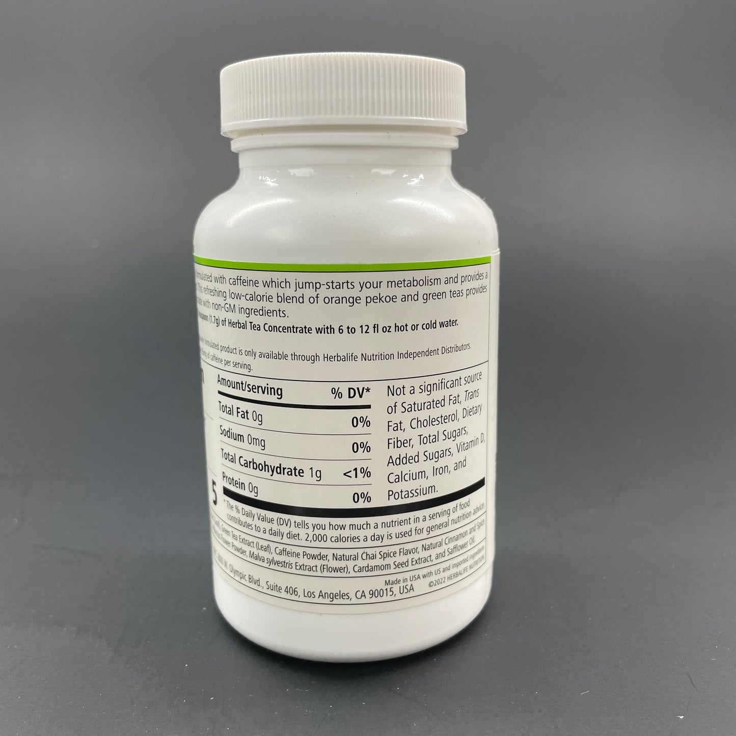 Herbalife Herbal Tea Concentrate - Cinnamon,Chai, Sweet Ginger, Lemon, Peach, Raspberry,Origianl  ( NET WT 3.6 OZ / 102g )