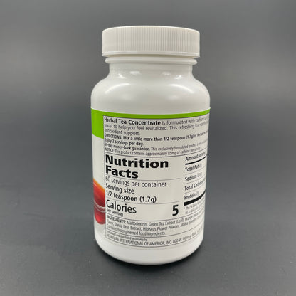 Herbalife Herbal Tea Concentrate - Cinnamon,Chai, Sweet Ginger, Lemon, Peach, Raspberry,Origianl  ( NET WT 3.6 OZ / 102g )