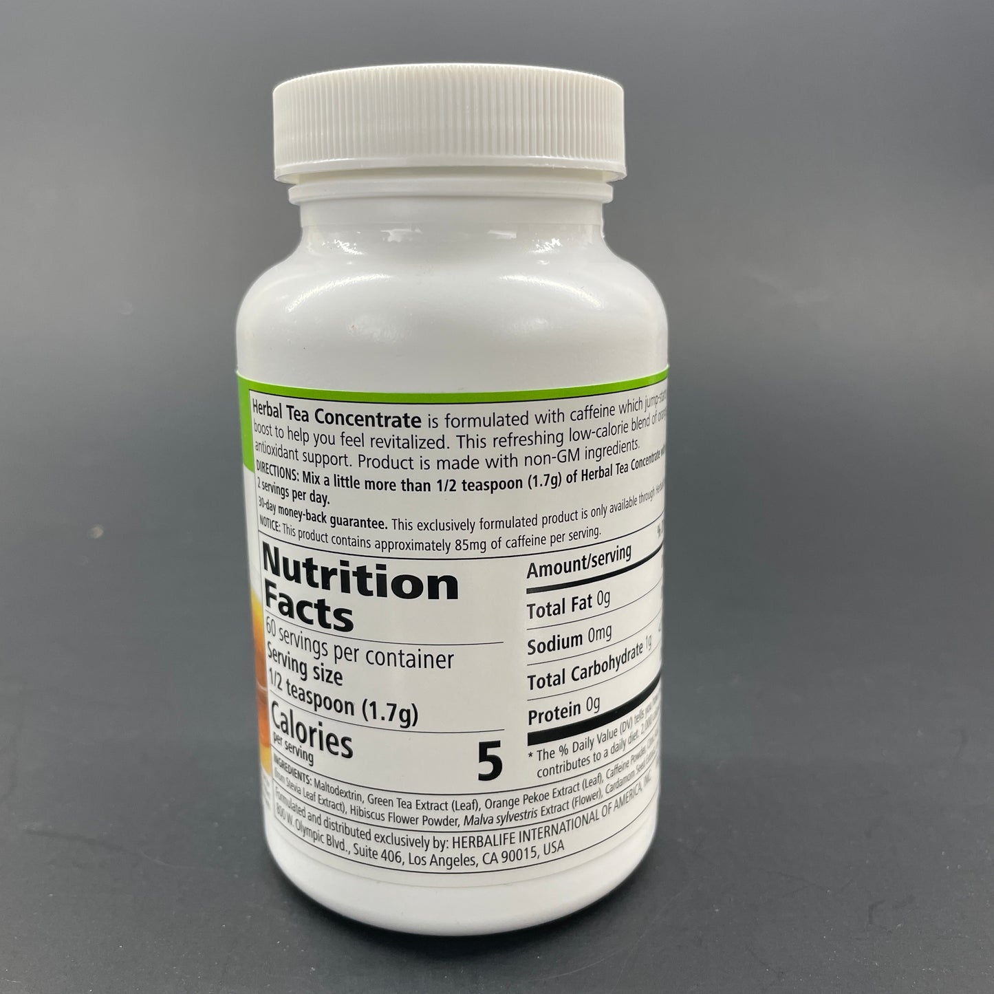 Herbalife Herbal Tea Concentrate - Cinnamon,Chai, Sweet Ginger, Lemon, Peach, Raspberry,Origianl  ( NET WT 3.6 OZ / 102g )
