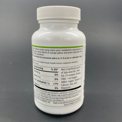 Herbalife Herbal Tea Concentrate - Cinnamon,Chai, Sweet Ginger, Lemon, Peach, Raspberry,Origianl  ( NET WT 3.6 OZ / 102g )