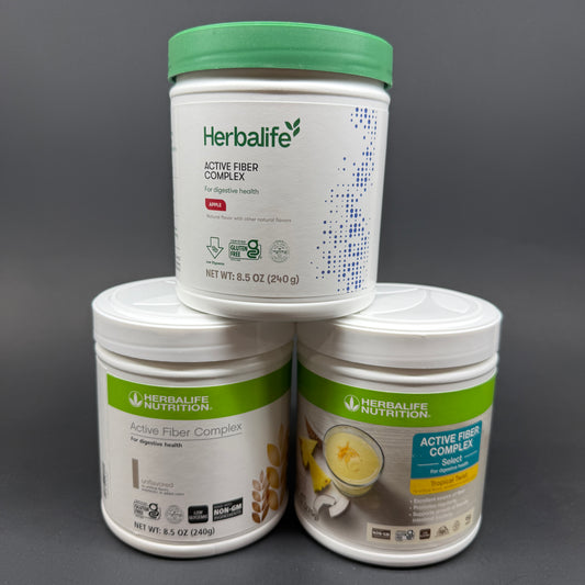 Herbalife Active Fiber Complex - Apple, Unflavored, Tropical Twist