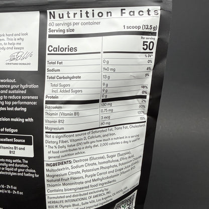 Herbalife24 CR7 Drive - Açaí Berry (Net WT : 29oz  / 810g)