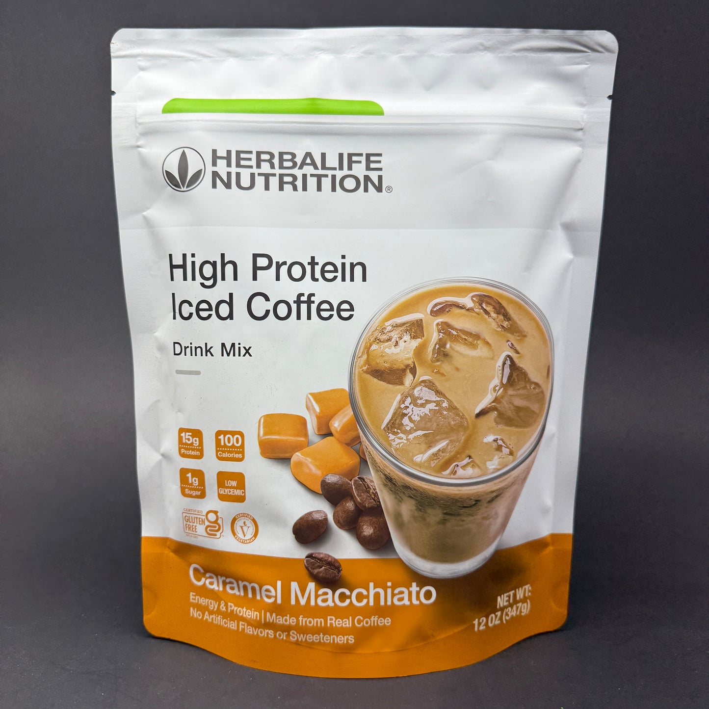 Herbalife High Protein Iced Coffee – House Blend , Mocha, Caramel Macchiato (14 servings )