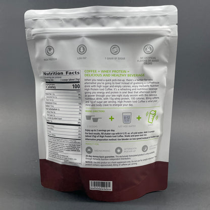 Herbalife High Protein Iced Coffee – House Blend , Mocha, Caramel Macchiato (14 servings )