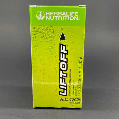Herbalife Liftoff : Lemon-Lime / Orange / Pomegranate /  Tropical Fruit - 10 Tablets
