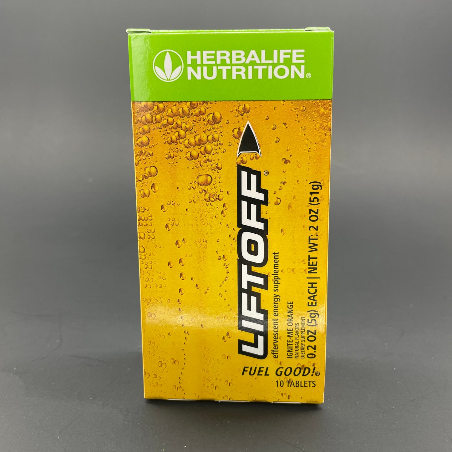 Herbalife Liftoff : Lemon-Lime / Orange / Pomegranate /  Tropical Fruit - 10 Tablets