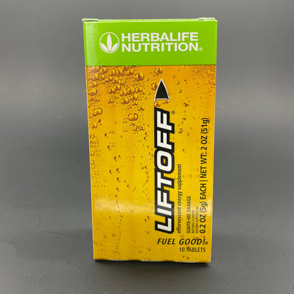 Herbalife Liftoff : Lemon-Lime / Orange / Pomegranate /  Tropical Fruit - 10 Tablets