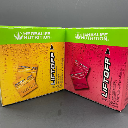 Herbalife Liftoff : Ignite me Orange / Pomegranate-Berry Burst - 30 Tablets