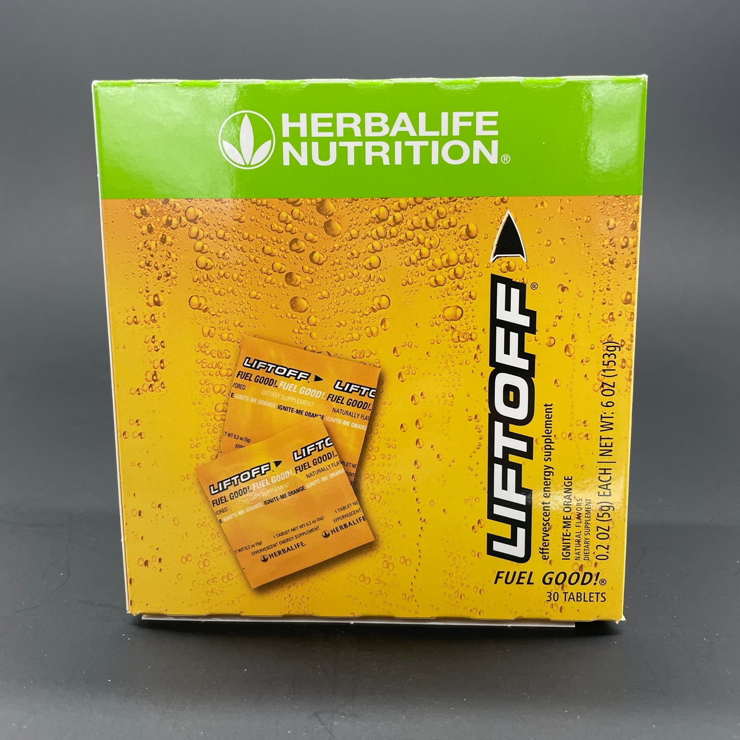 Herbalife Liftoff : Ignite me Orange / Pomegranate-Berry Burst - 30 Tablets