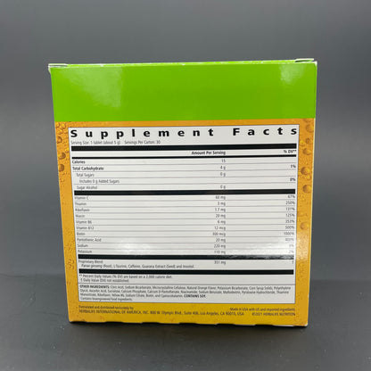 Herbalife Liftoff : Ignite me Orange / Pomegranate-Berry Burst - 30 Tablets