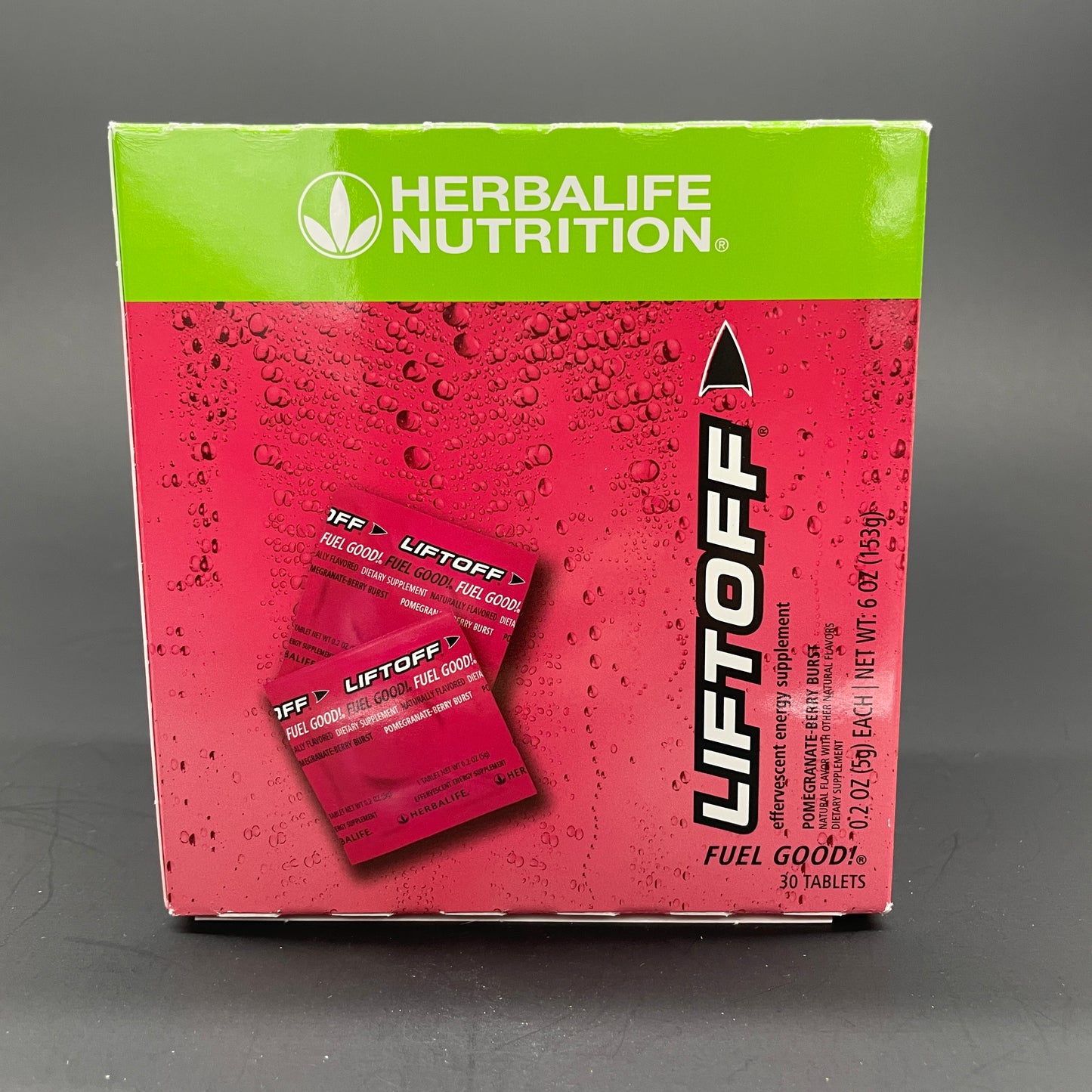 Herbalife Liftoff : Ignite me Orange / Pomegranate-Berry Burst - 30 Tablets