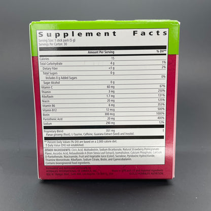 Herbalife Liftoff 30 Stick Packs - Lemon-Lime Blast, Ignite me Orange , Pomegranate-Berry Burst,  Tropcial Fruit Force, Cola