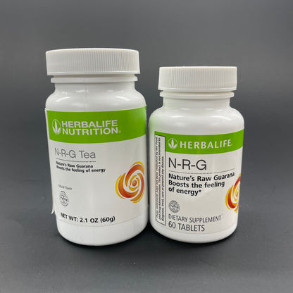 Herbalife N-R-G ( Nature's Raw Guarana ) 2.1oz Tea / 60 Tablets