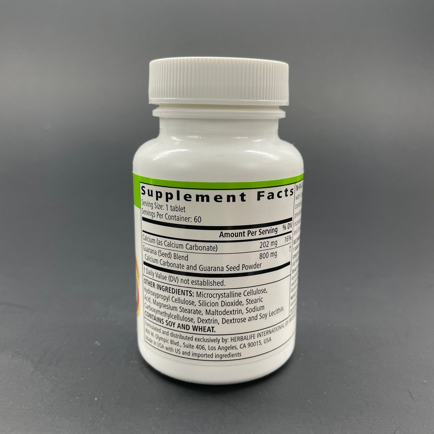 Herbalife N-R-G ( Nature's Raw Guarana ) 2.1oz Tea / 60 Tablets