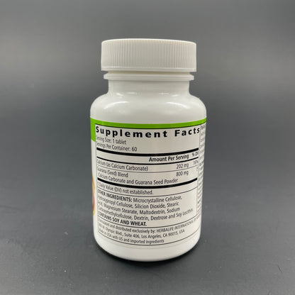 Herbalife N-R-G ( Nature's Raw Guarana ) 2.1oz Tea / 60 Tablets