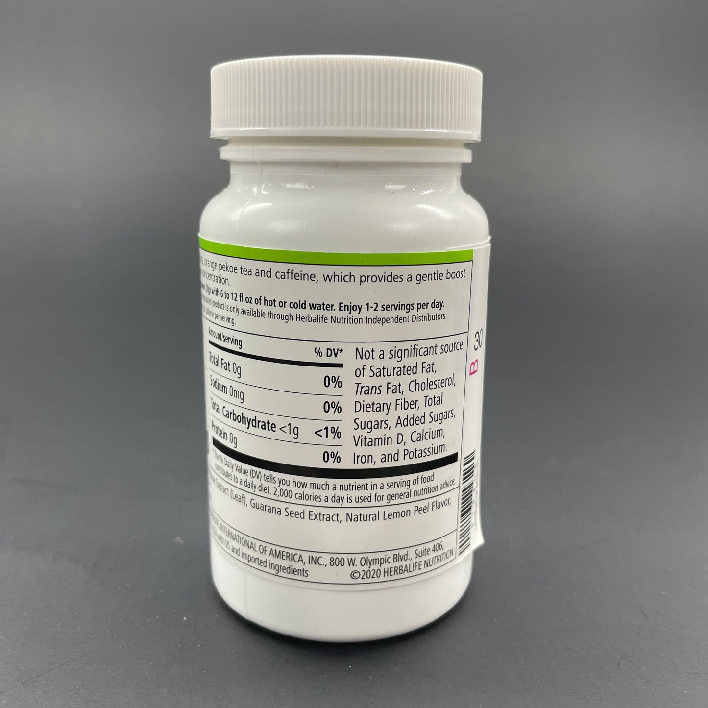 Herbalife N-R-G ( Nature's Raw Guarana ) 2.1oz Tea / 60 Tablets