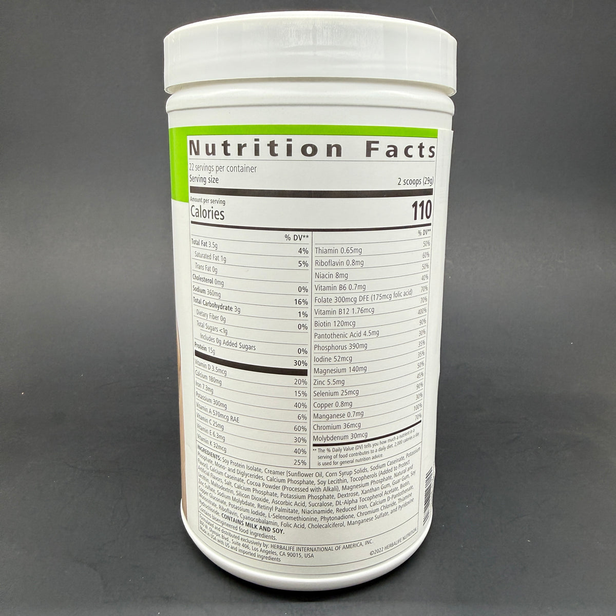 Herbalife Protein Drink Mix PDM - Chocolate / 638 g / EXP : DEC / 2027