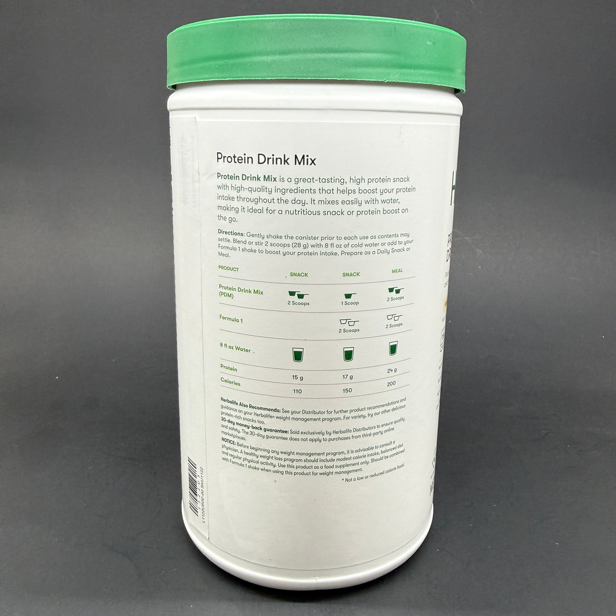 Herbalife Protein Drink Mix PDM - Vanilla / 616 gm / EXP : May / 2028