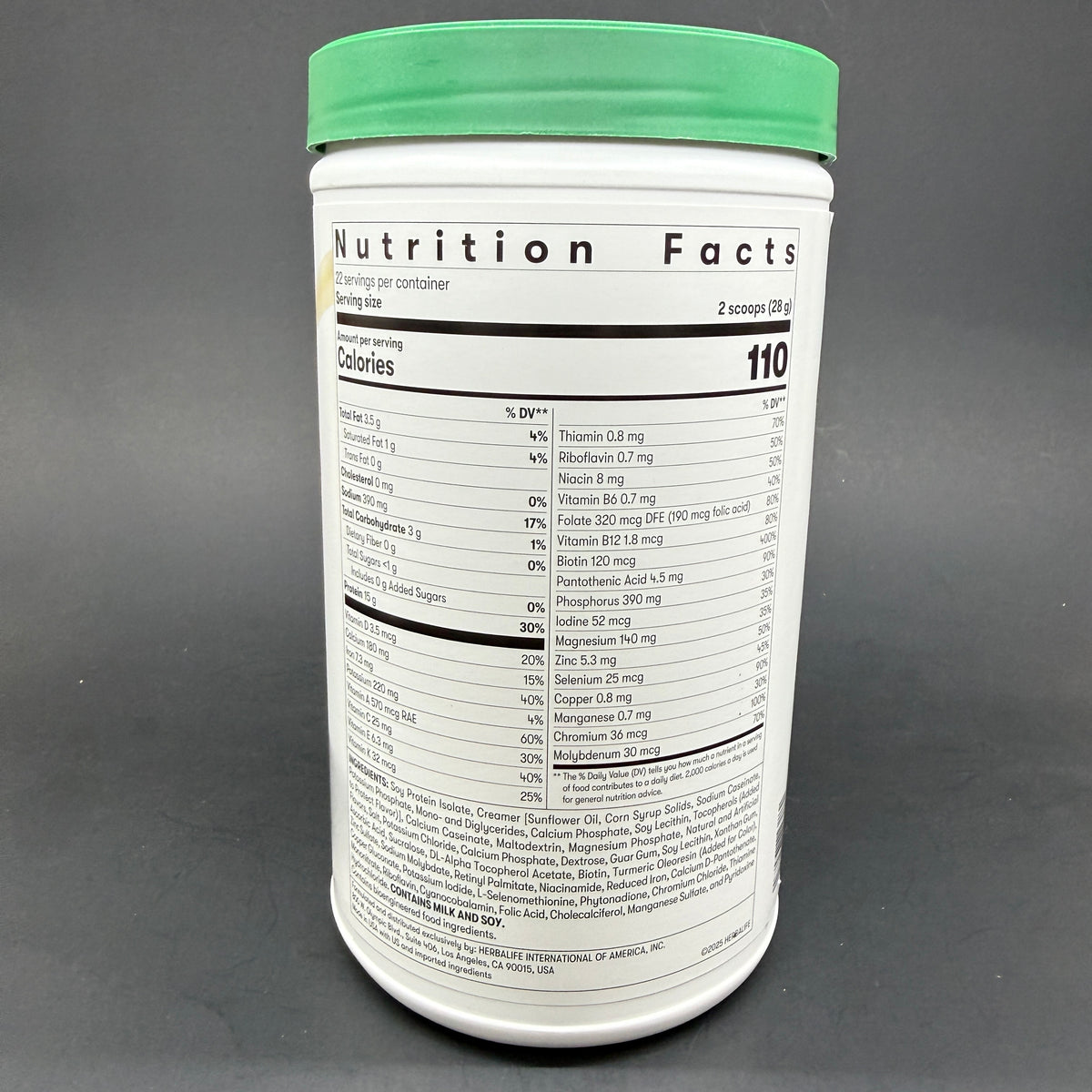 Herbalife Protein Drink Mix PDM - Vanilla / 616 gm / EXP : May / 2028
