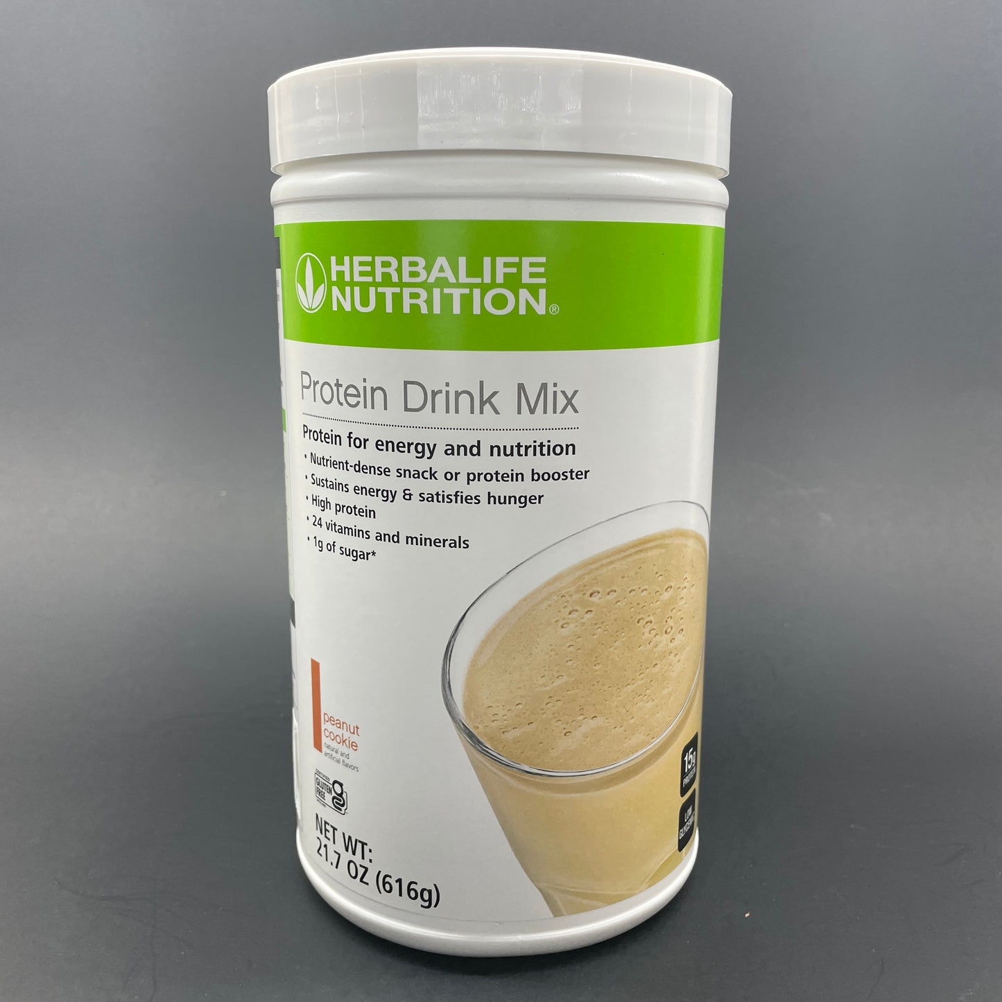 Herbalife Protein Drink Mix - Chocolate, Vanilla, Peanut Cookie 21.7oz (616g)
