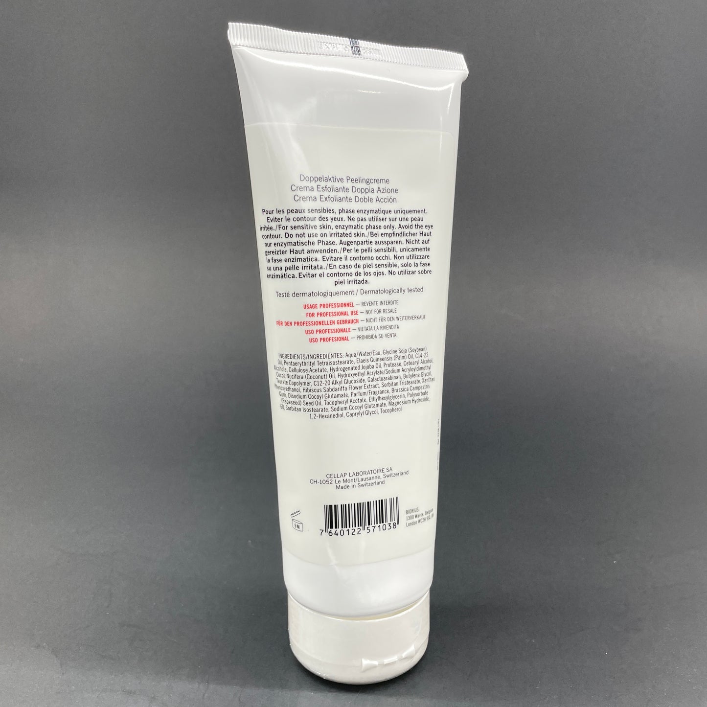 Cellcosmet Exfoliant Dual Action 250 ml / 8.72 oz. PRO SIZE *NEW with **NO BOX**  EXP 7/2028