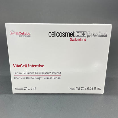 Cellcosmet VitaCell Intensive (24 ampoule x 1 ml) NEW **PRO SIZE** EXP 07 / 2028